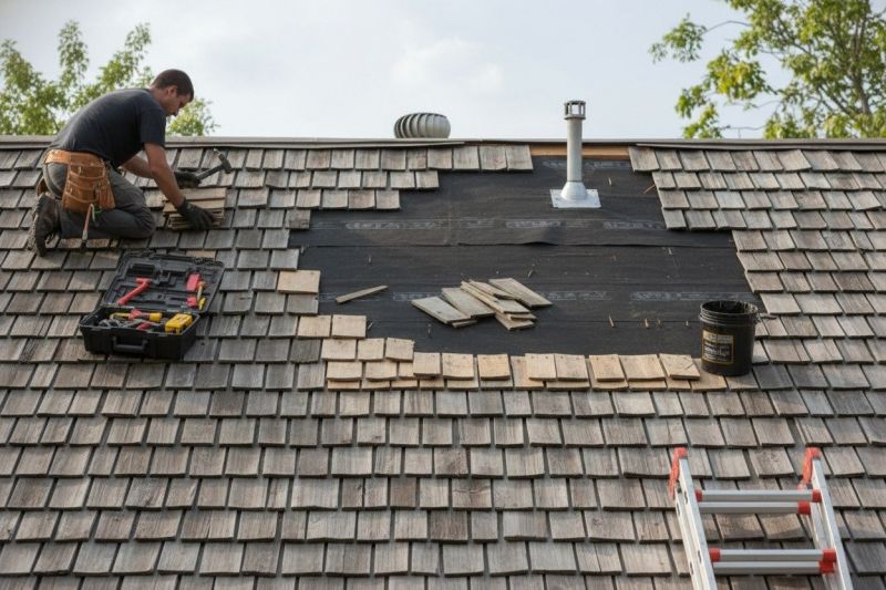 Wood Shingles Repair